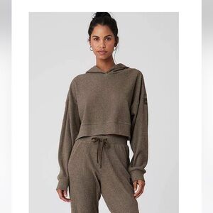 ALO Muse Hoodie - Olive Tree Heather Small